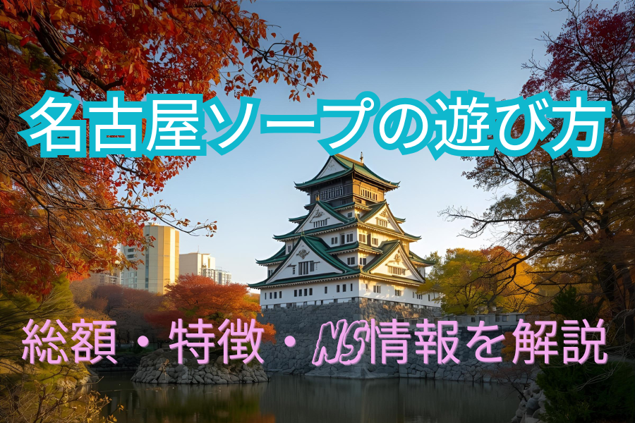 【初心者向け】名古屋ソープの遊び方！総額・特徴・NS情報を解説